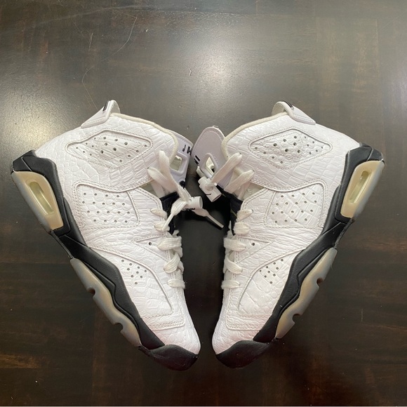 AIR JORDAN 6 RETRO ALLIGATOR' Size 3.5Y 384665-110 - Picture 8 of 12